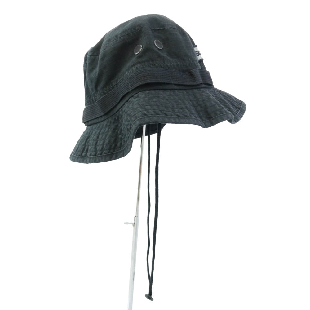 Supreme シュプリーム 21SS Reflective Patch Boonie リフレクティブ パッチ ブーニー ハット 帽子 ブラック系 M/L【中古】