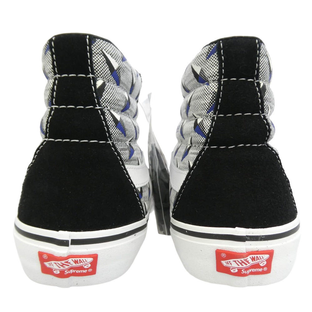 Supreme シュプリーム VANS バンズ 19SS VN0A45JDTEB x VANS バンズ ヴァンズ Sk8-Hi Pro スケートハイ プロ スエード キャンバス スニーカー ブラック系 28cm【美品】【中古】