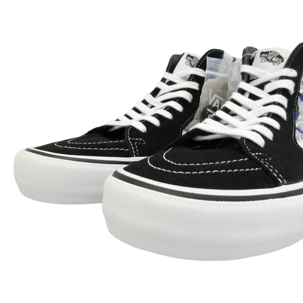 Supreme シュプリーム VANS バンズ 19SS VN0A45JDTEB x VANS バンズ ヴァンズ Sk8-Hi Pro スケートハイ プロ スエード キャンバス スニーカー ブラック系 28cm【美品】【中古】