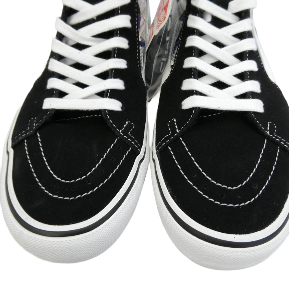 Supreme シュプリーム VANS バンズ 19SS VN0A45JDTEB x VANS バンズ ヴァンズ Sk8-Hi Pro スケートハイ プロ スエード キャンバス スニーカー ブラック系 28cm【美品】【中古】