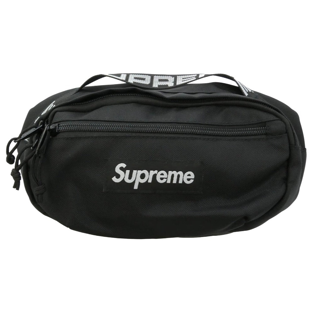Supreme シュプリーム 18SS Waist Bag ウエストバッグ ブラック系【美品】【中古】