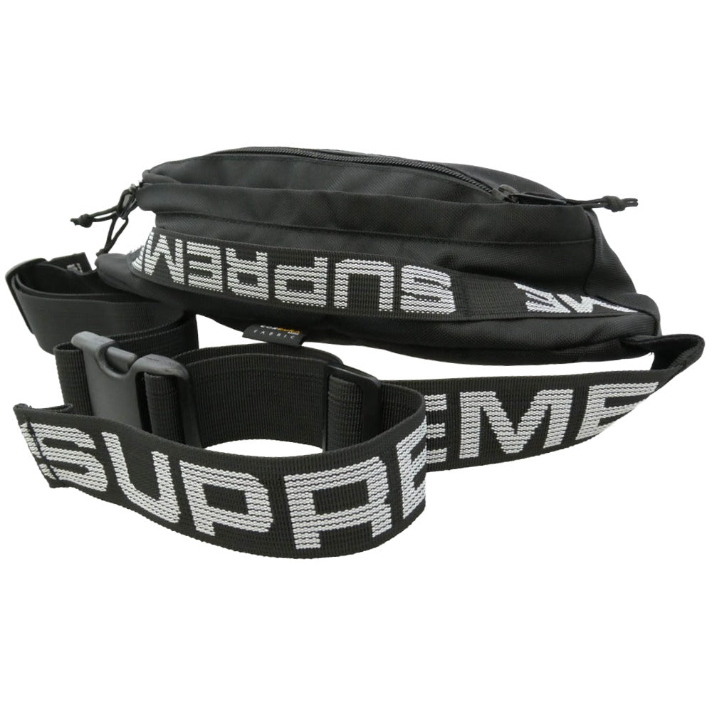 Supreme シュプリーム 18SS Waist Bag ウエストバッグ ブラック系【美品】【中古】