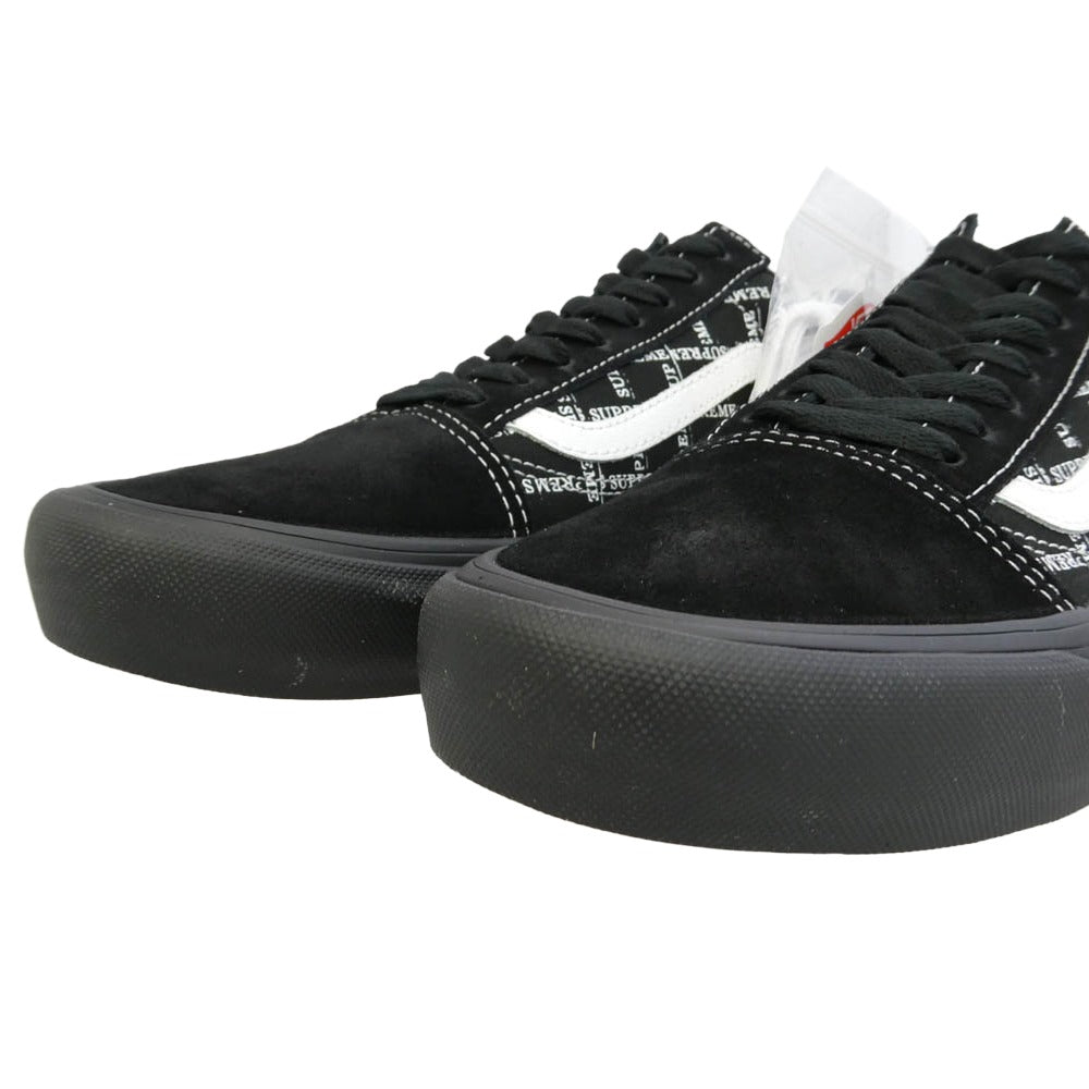 Supreme シュプリーム VANS バンズ 20AW VN0A45JC2YW x VANS バンズ ヴァンズ Old Skool Pro オールドスクール プロ スエード キャンバス スニーカー ブラック系 28cm【極上美品】【中古】