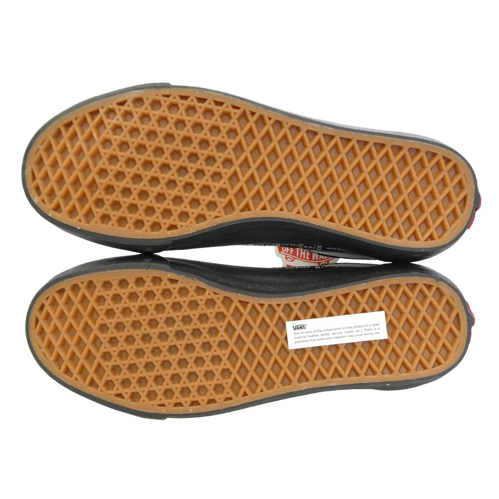 Supreme シュプリーム VANS バンズ 20AW VN0A45JC2YW x VANS バンズ ヴァンズ Old Skool Pro オールドスクール プロ スエード キャンバス スニーカー ブラック系 28cm【極上美品】【中古】