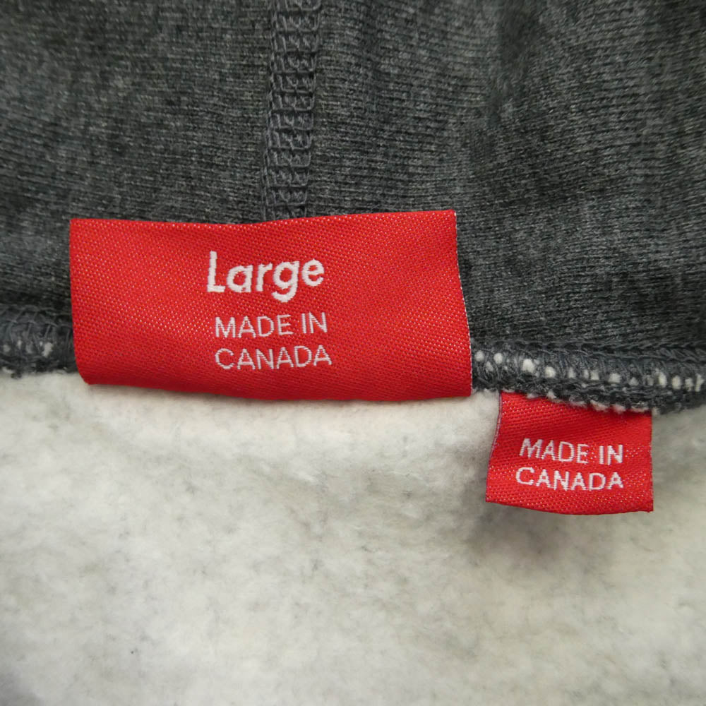 Supreme シュプリーム 21AW Box Logo Hooded Sweatshirt ボックスロゴ フーデッド スウェットシャツ フーディー パーカー グレー系 L【極上美品】【中古】