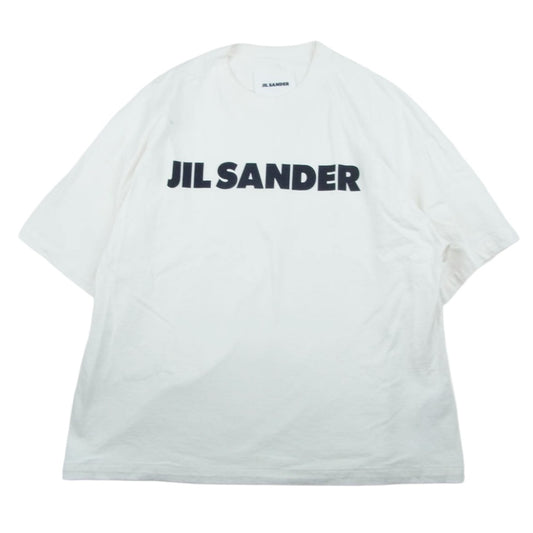 JIL SANDER ジルサンダー J21GC0001 J45148 プリントロゴ 半袖 カットソー ホワイト系 L【中古】