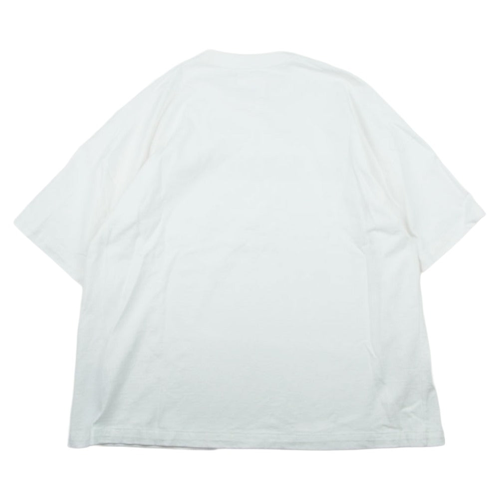 JIL SANDER ジルサンダー J21GC0001 J45148 プリントロゴ 半袖 カットソー ホワイト系 L【中古】