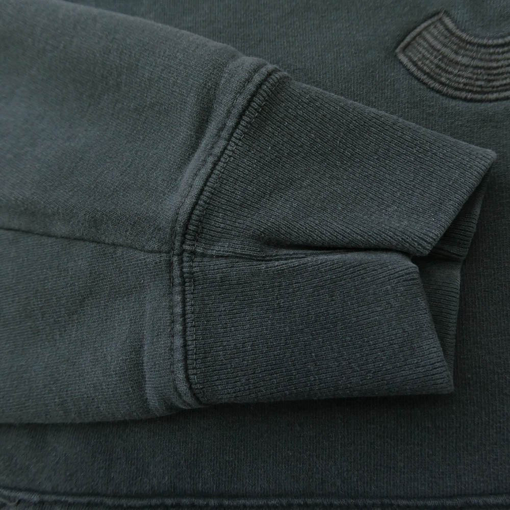 Supreme シュプリーム 23SS Overdyed S Logo Hooded Sweatshirt 加工 S ロゴ フーデッド フーディ プルオーバー スウェット パーカー チャコール系 S【中古】