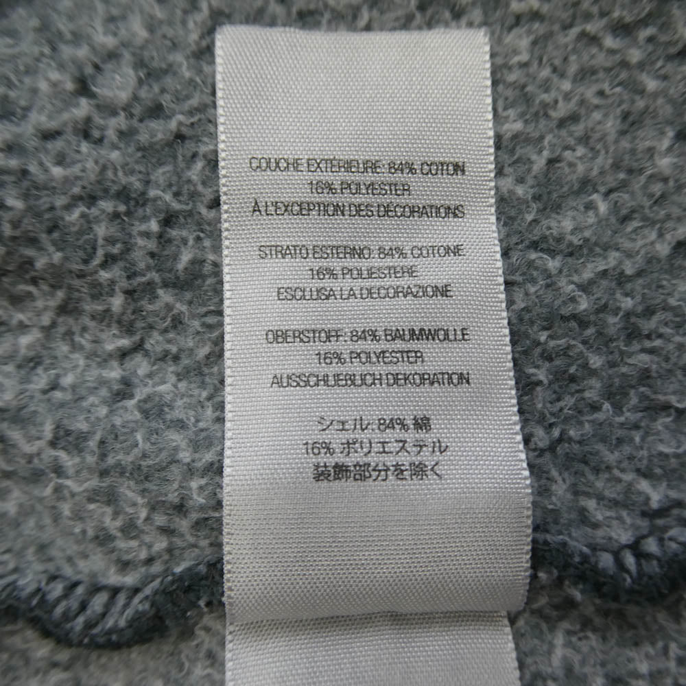 Supreme シュプリーム 23SS Overdyed S Logo Hooded Sweatshirt 加工 S ロゴ フーデッド フーディ プルオーバー スウェット パーカー チャコール系 S【中古】
