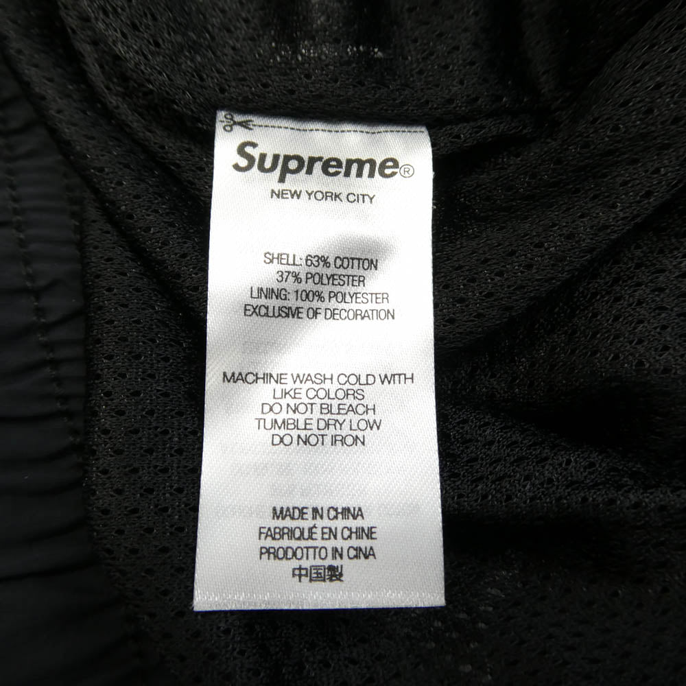 Supreme シュプリーム UNDERCOVER アンダーカバー 23SS × UNDERCOVER アンダーカバー Track pants 刺繍 総柄 トラックパンツ ブラック ブラック系 L【美品】【中古】