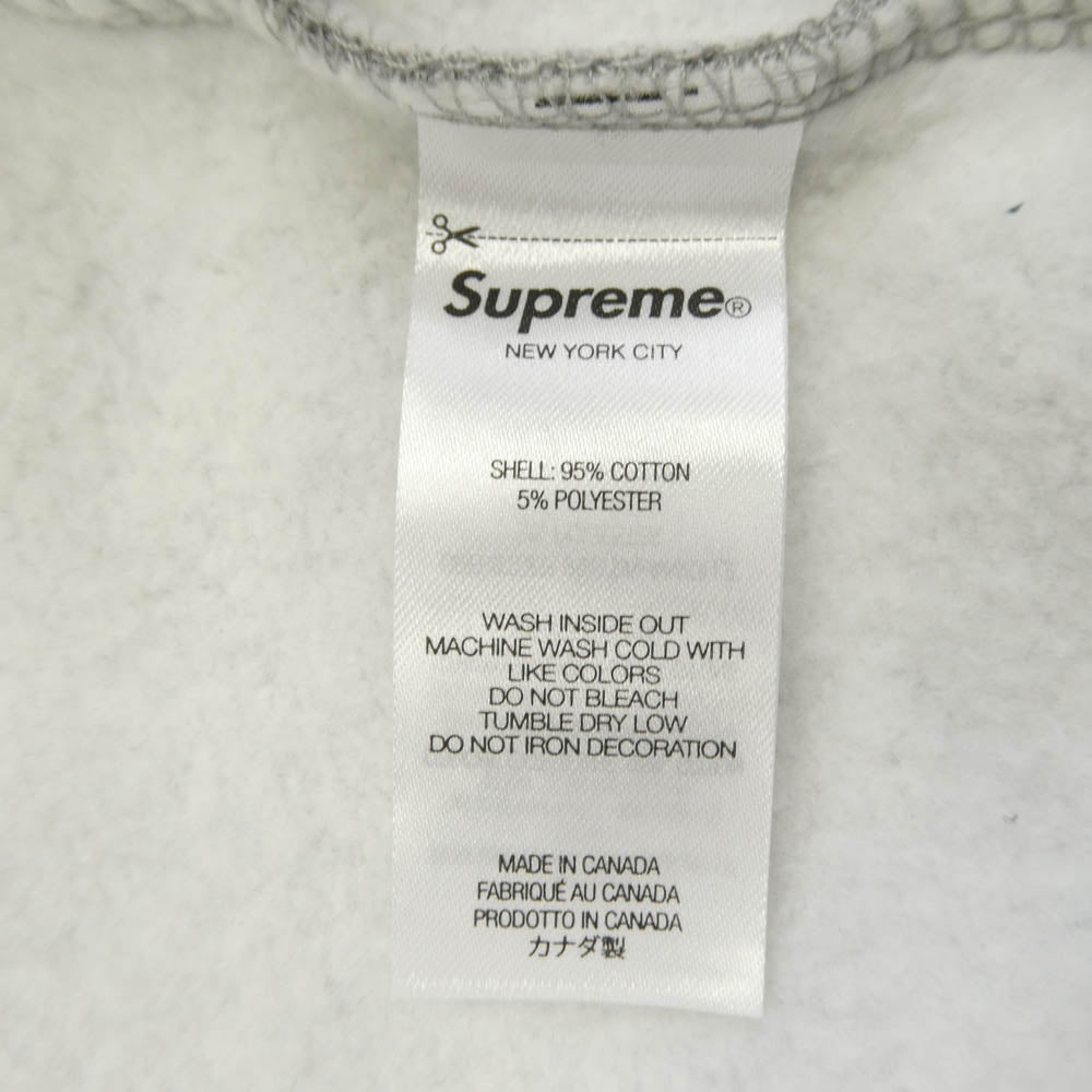 Supreme シュプリーム UNDERCOVER アンダーカバー 23SS × UNDERCOVER アンダーカバー Anti You Hooded Sweatshirt アンティ ユー フーディー スウェットシャツ プルオーバー パーカー グレー系 M【中古】