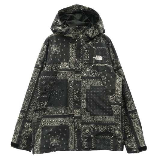 THE NORTH FACE ノースフェイス NP61845 Novelty Scoop Jacket バンダナ柄 ノベルティ スクープ ジャケット マウンテンパーカー ブラック系 L【中古】