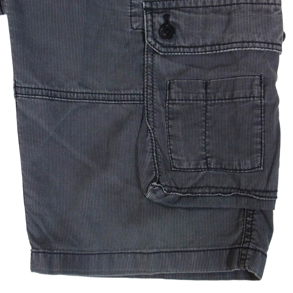 BURBERRY BLACK LABEL バーバリーブラックレーベル ピケ ショーツ ショート パンツ グレー系 82【中古】