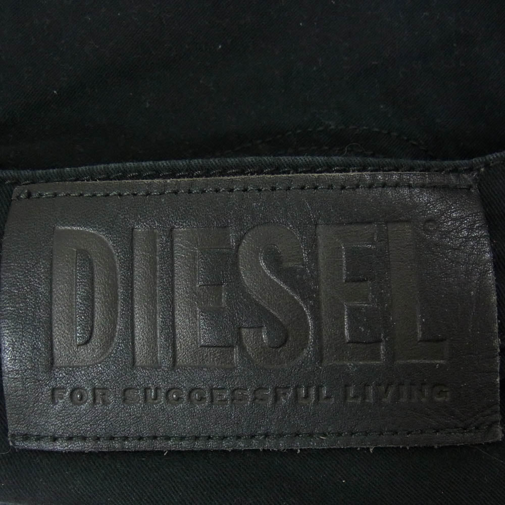 DIESEL ディーゼル 069EI STRETCH D-AMNY ストレッチ スキニー ジップフライ コットン パンツ W32 ブラック系 32【中古】