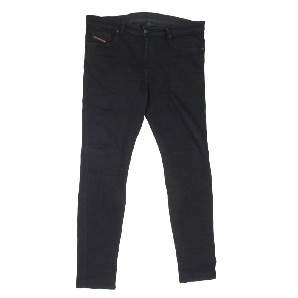 DIESEL ディーゼル D-ISTORT-X ストレッチ スキニー ジップフライ コットン パンツ W36 ブラック系 36【中古】