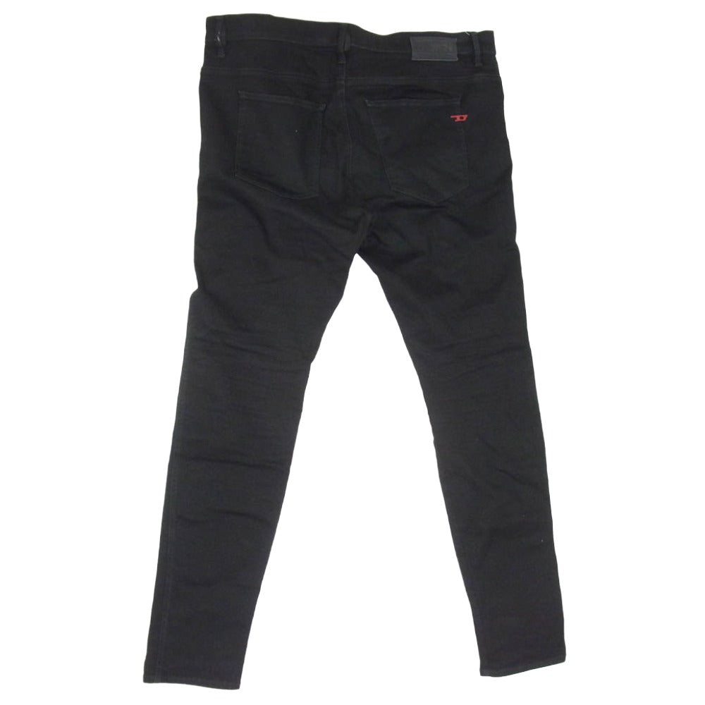 DIESEL ディーゼル D-ISTORT-X ストレッチ スキニー ジップフライ コットン パンツ W36 ブラック系 36【中古】
