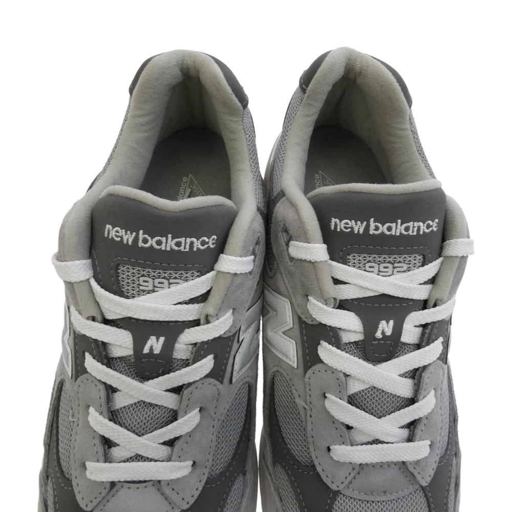 NEW BALANCE ニューバランス U992GY USA製 U992GY Gray ローカット スニーカー グレー系 27cm【中古】