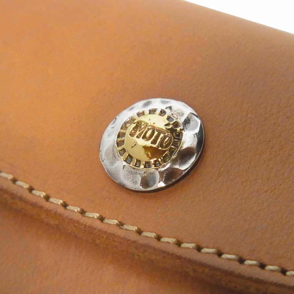モト ヌメ革 ウィケットクレイグ 小銭入れ コインケース ライトブラウン系【中古】