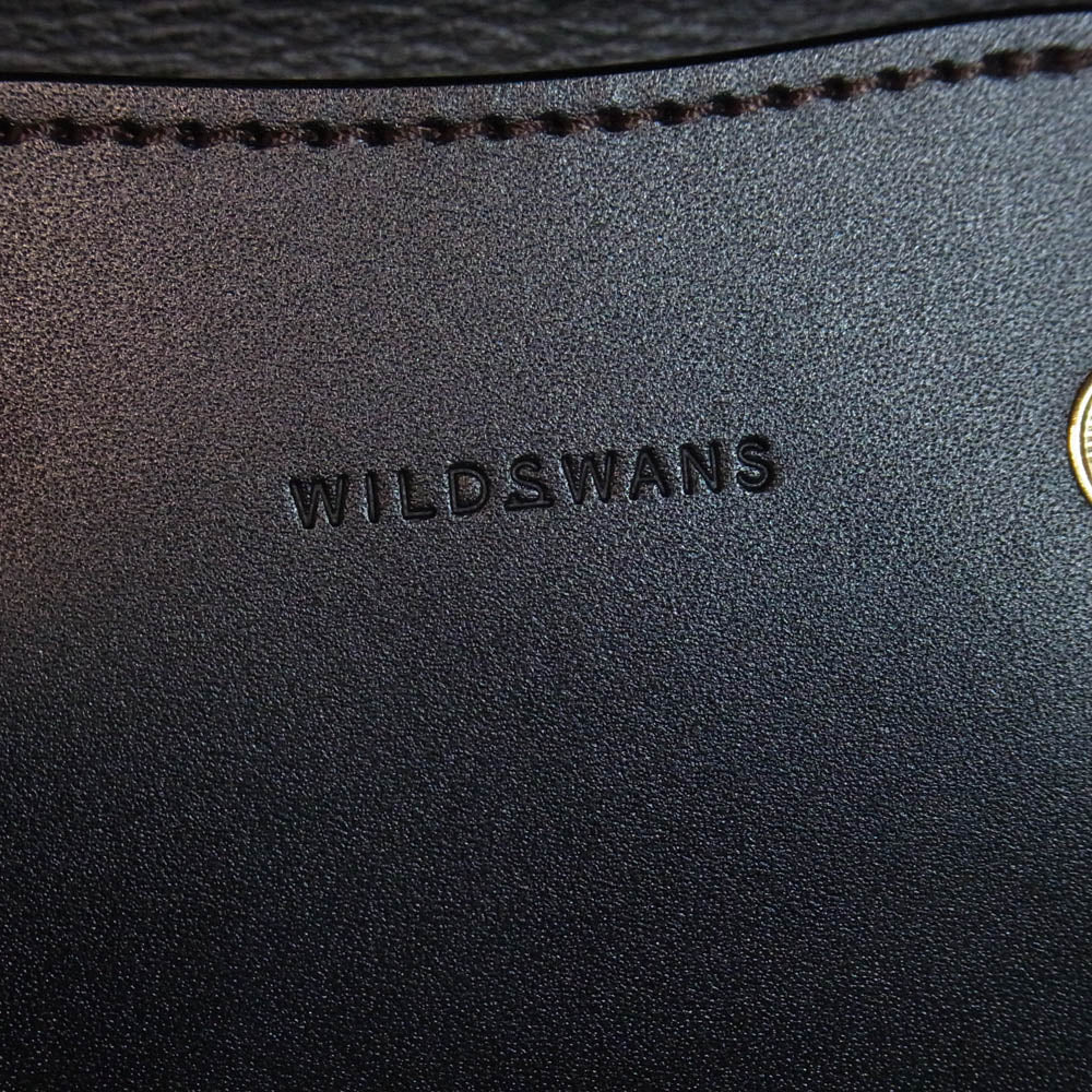 WILDSWANS ワイルドスワンズ LLOYD VACHE / TONGUE ロイドヴァッシュ タング レザー 財布 ブラック系【極上美品】【中古】