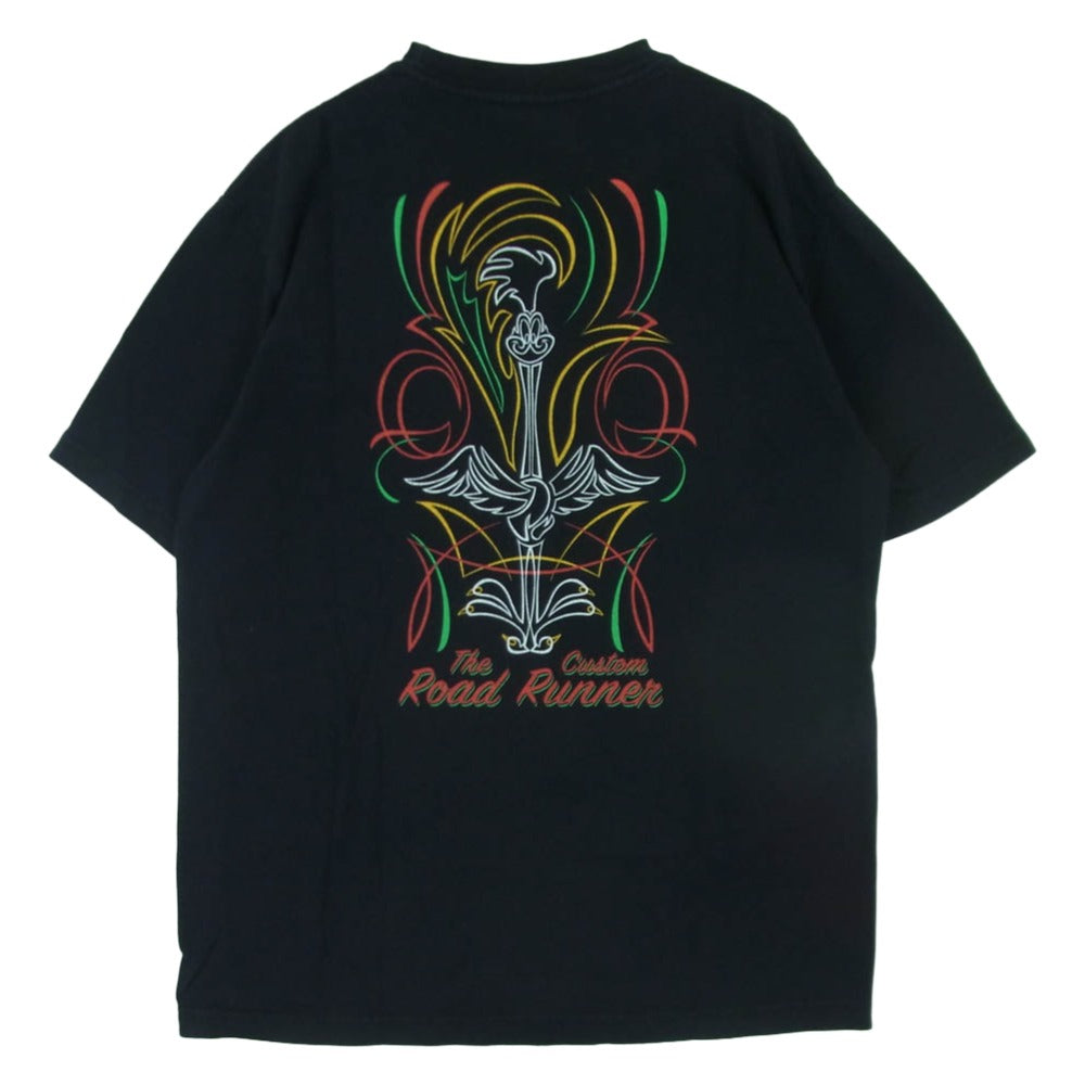 CHESWICK チェスウィック LOONEY TUNES Road Runner ルーニー・テューンズ ロード ランナー プリント 半袖 Tシャツ ブラック系 S【中古】