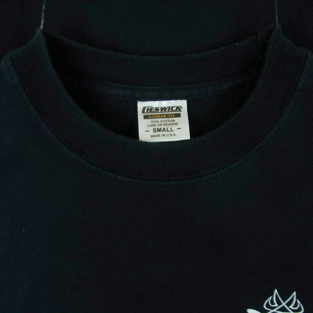 CHESWICK チェスウィック LOONEY TUNES Road Runner ルーニー・テューンズ ロード ランナー プリント 半袖 Tシャツ ブラック系 S【中古】