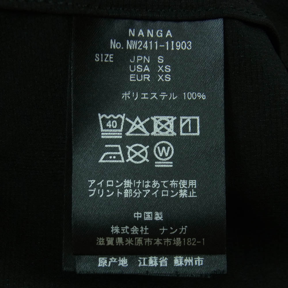 NANGA ナンガ NW2411-1I903 DOT AIR COMFY SHORTS ドット エア コンフィー ショーツ ハーフ ショート パンツ ブラック系 S【中古】