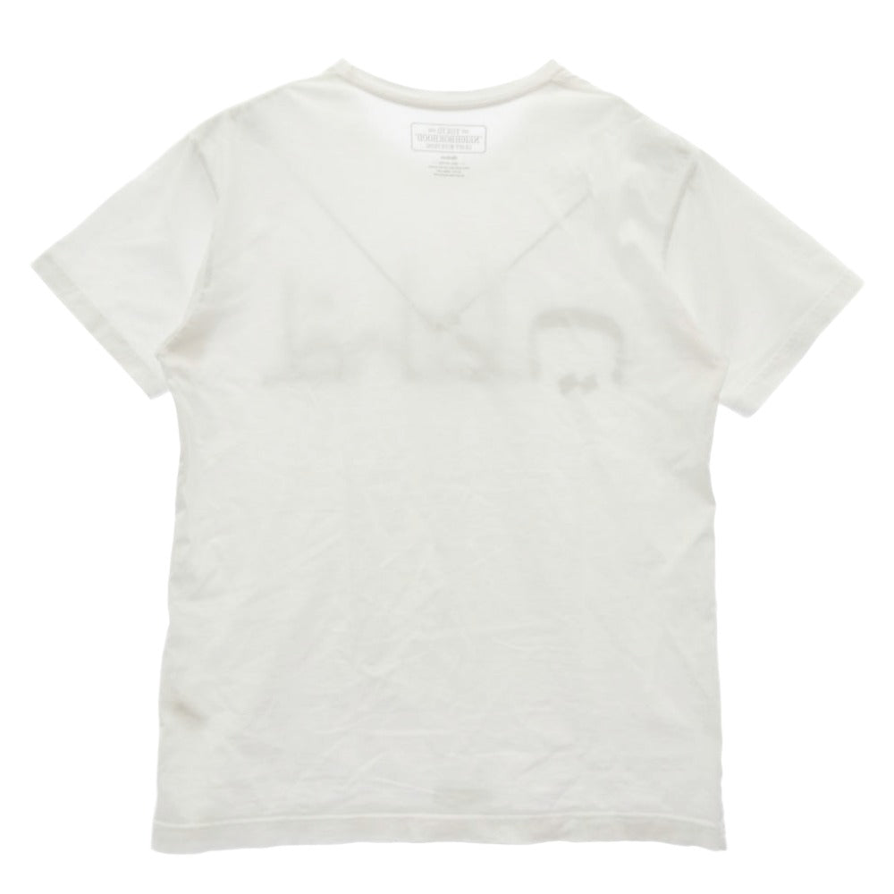 NEIGHBORHOOD ネイバーフッド 20ss NBHD.ABJAD アラビックロゴ 半袖 Tシャツ カットソー ホワイト系 M【中古】