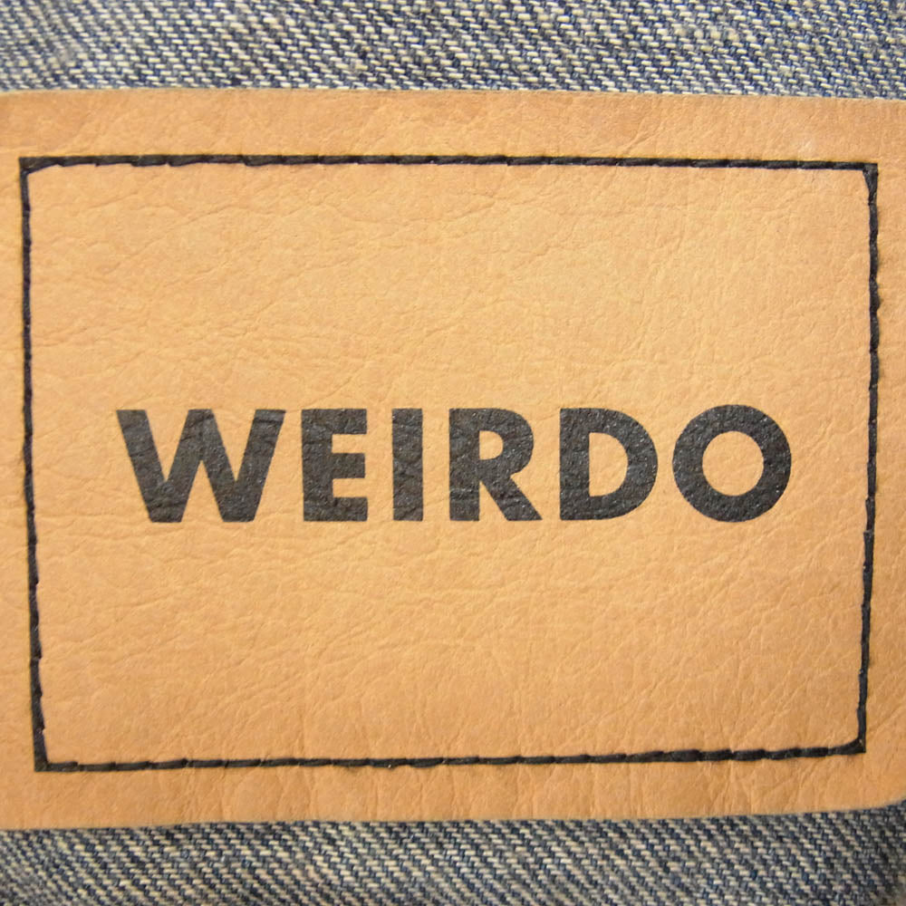 WEIRDO ウィアード WRD-18-AW-02 ワッペン デニム ジャケット インディゴブルー系 M【中古】