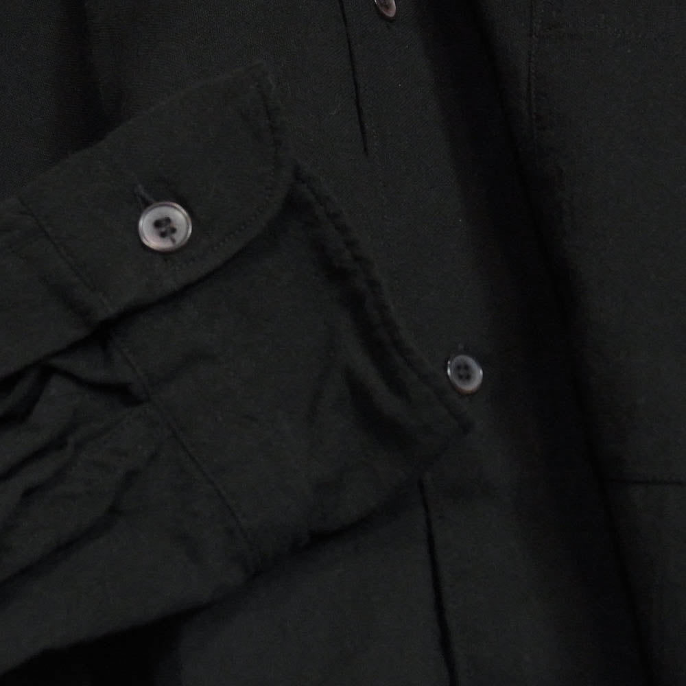COMOLI コモリ 25SS B01-02013 コットン オックス シャツ ブラック系 4【中古】