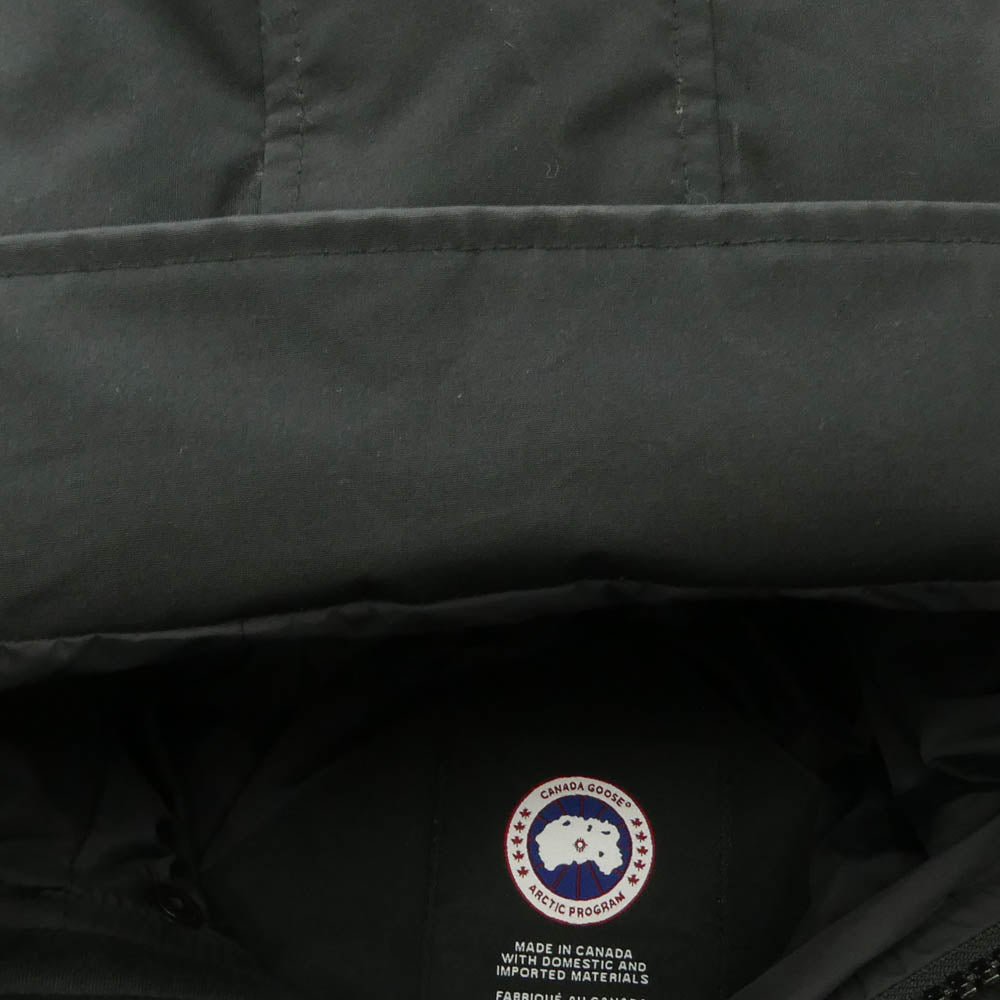 CANADA GOOSE カナダグース 3804MA 国内正規品 カナダグースジャパンタグ MACMILLAN PARKA マクミラン パーカ ダウン ジャケット ブラック系 LG【中古】