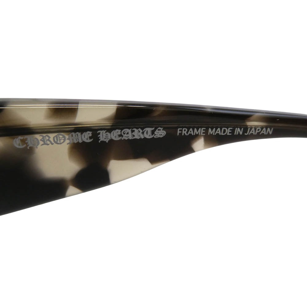 CHROME HEARTS クロムハーツ（原本無） DIXIE NORMUS ダガー テンプル CHロゴ サングラス ブラック系 クリア系 64□16-121【中古】