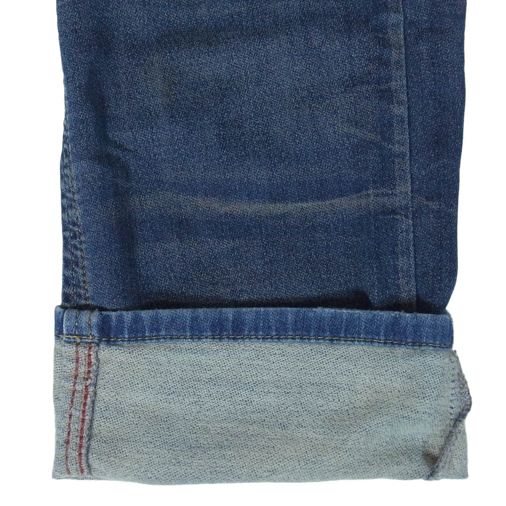 DIESEL ディーゼル THAVAR ダメージ加工 スウェット ジョグジーンズ デニムパンツ インディゴブルー系 26【中古】