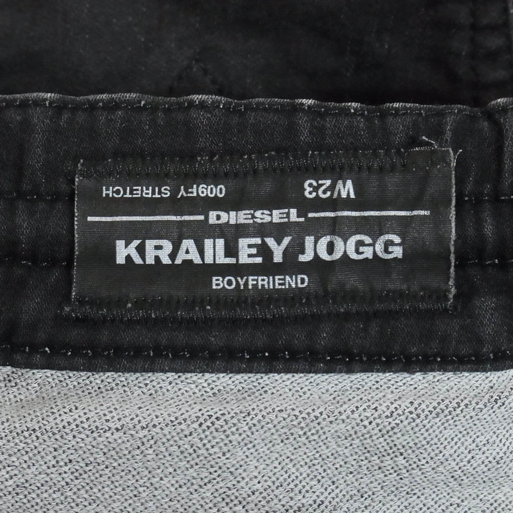 DIESEL ディーゼル KRAILEY JOGG ジョグ ストレッチ ジーンズ デニムパンツ ブラック系 23【中古】
