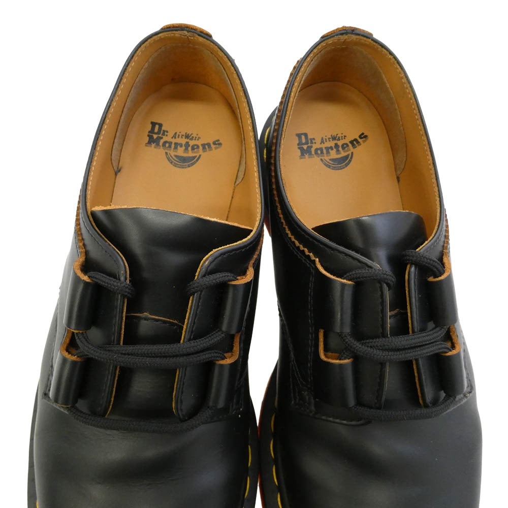 Dr.Martens ドクターマーチン 22695001 1461 GHILLIE ギリー スムースレザー イエロースエッチ シューズ ブラック系 US10【中古】