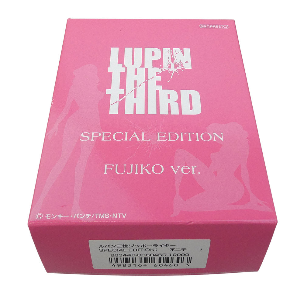 ZIPPO ジッポ ルパン三世 不二子モデル FUJIKO バストアップ ライター シルバー系 ピンク系【美品】【中古】