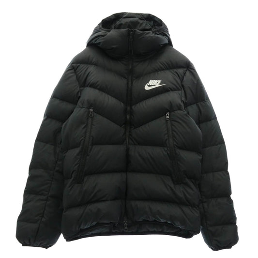 NIKE ナイキ 928834-010 ウインドランナー フィルダウン フーディー ダウンジャケット ブラック系 M【中古】