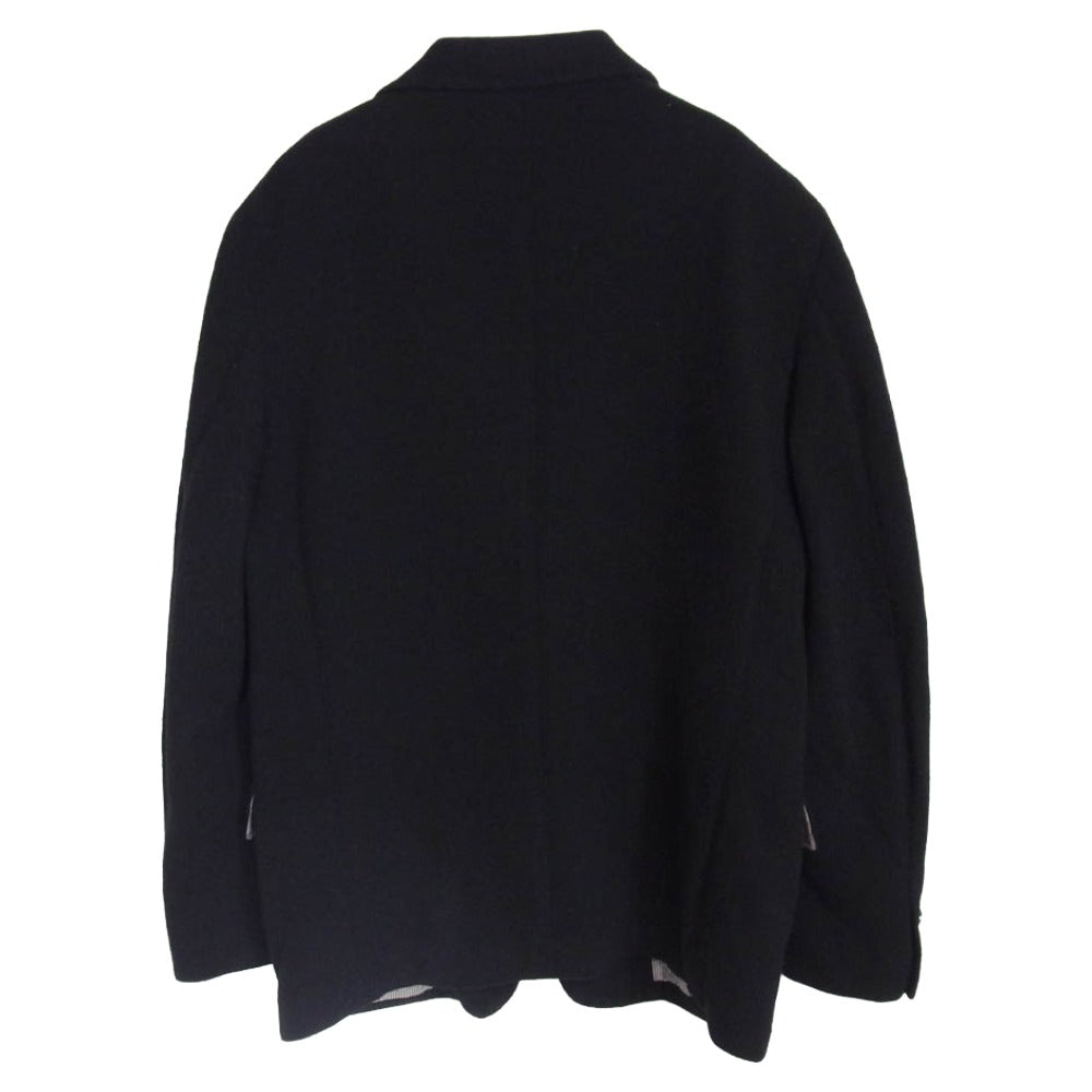 COMME des GARCONS HOMME コムデギャルソンオム 10AW HF-J074 AD2010 ウール 3B テーラードジャケット ブラック系 XS【中古】