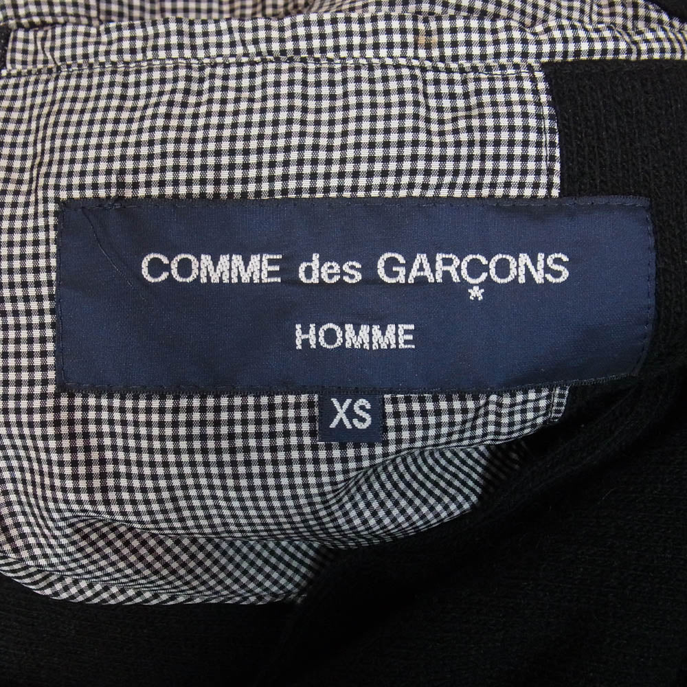 COMME des GARCONS HOMME コムデギャルソンオム 10AW HF-J074 AD2010 ウール 3B テーラードジャケット ブラック系 XS【中古】