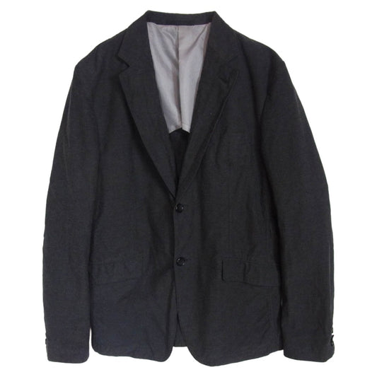 COMME des GARCONS HOMME コムデギャルソンオム 16SS HQ-J010 AD2015 製品染め 2B テーラードジャケット チャコール系 M【中古】
