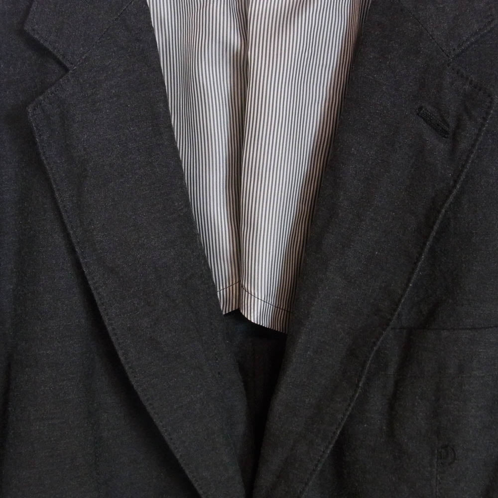 COMME des GARCONS HOMME コムデギャルソンオム 16SS HQ-J010 AD2015 製品染め 2B テーラードジャケット チャコール系 M【中古】