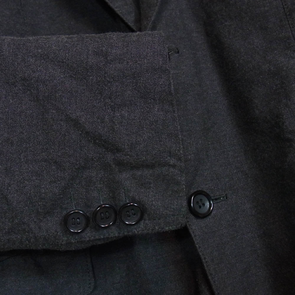 COMME des GARCONS HOMME コムデギャルソンオム 16SS HQ-J010 AD2015 製品染め 2B テーラードジャケット チャコール系 M【中古】