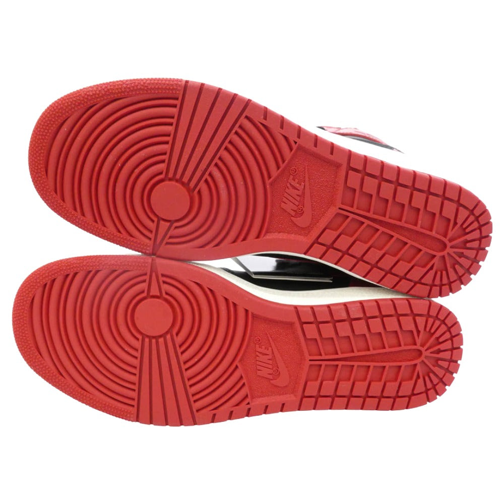 NIKE ナイキ HV6674-067 【フェイクバスターズ鑑定済み】Air Jordan 1 High 85 Bred エアジョーダン1 ハイ 85 ブレッド ハイカット スニーカー ブラック系 レッド系 27㎝【極上美品】【中古】