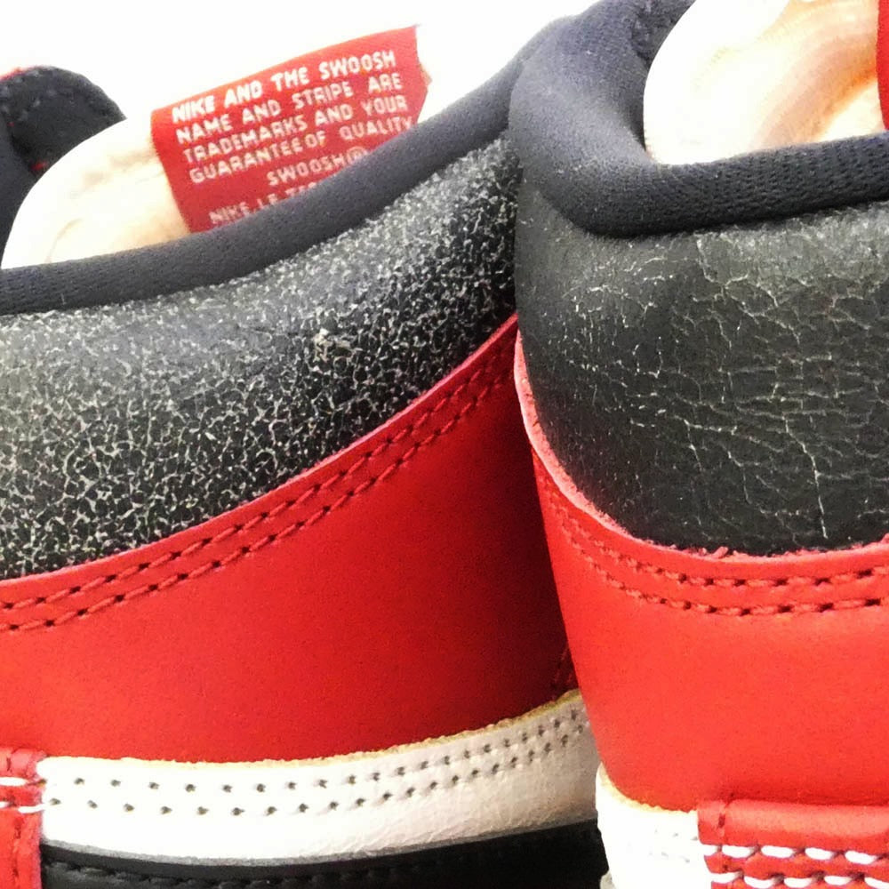 NIKE ナイキ DZ5485-612 【フェイクバスターズ鑑定済み】Air Jordan 1 High OG Lost & Found Chicago エアジョーダン1 ハイ OG ロスト ファウンド シカゴ ハイカット スニーカー レッド系 27㎝【極上美品】【中古】