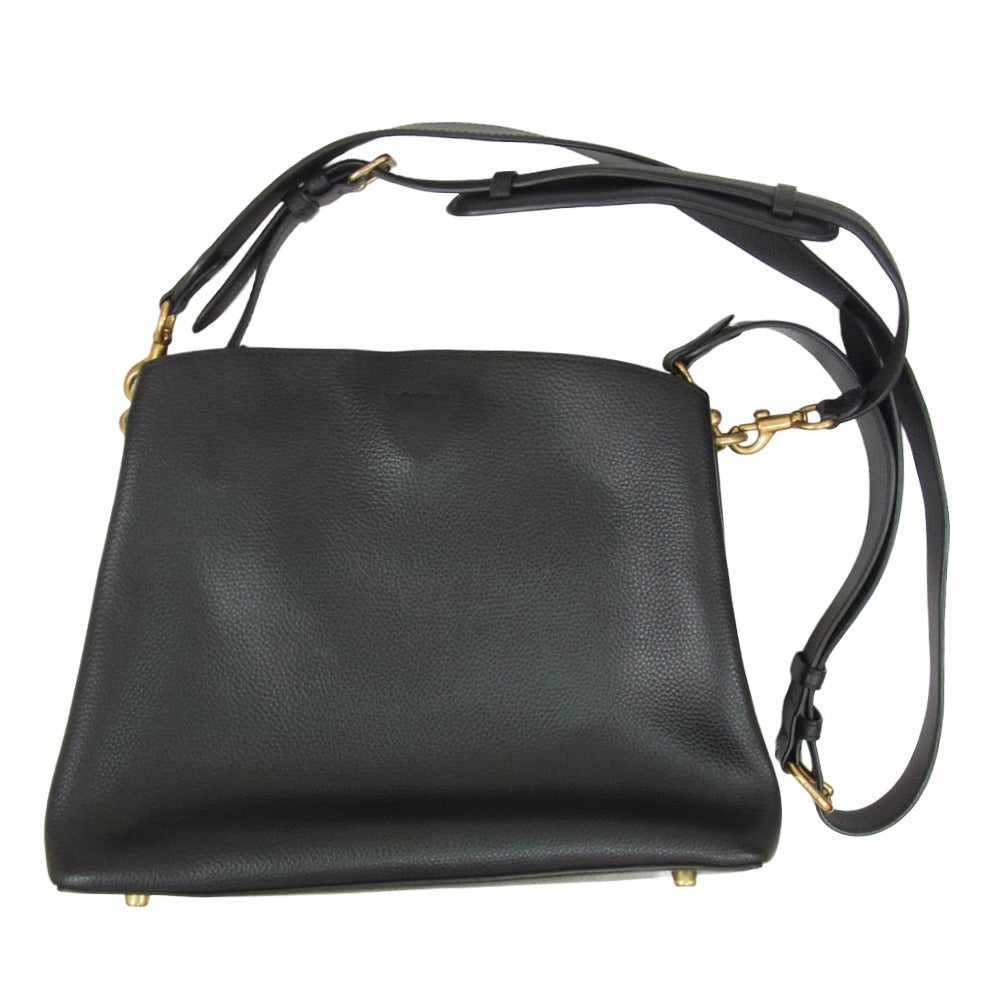 COACH コーチ C2621 ウィロウ 2WAY ショルダー ハンド レザー バッグ ブラック系【中古】