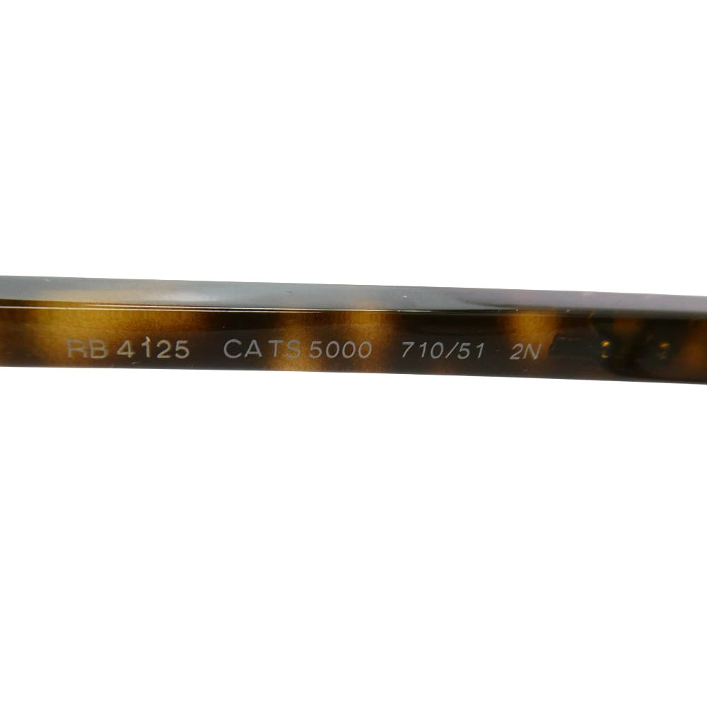 Ray-Ban レイバン RB4125 CATS 5000 ティアドロップ サングラス ブラウン系【中古】