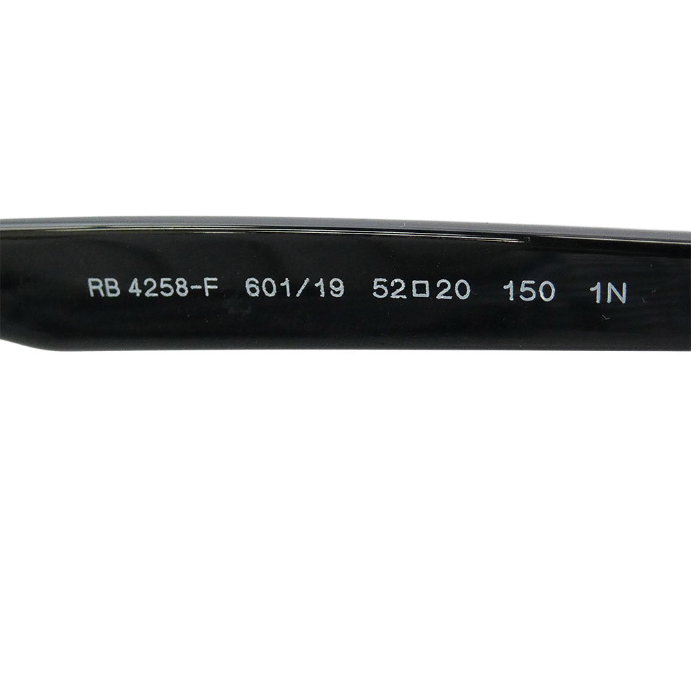 Ray-Ban レイバン RB4258-F ウェリントンシェイプ サングラス アイウェア 眼鏡 メガネ ブラック系 52□20 150【中古】