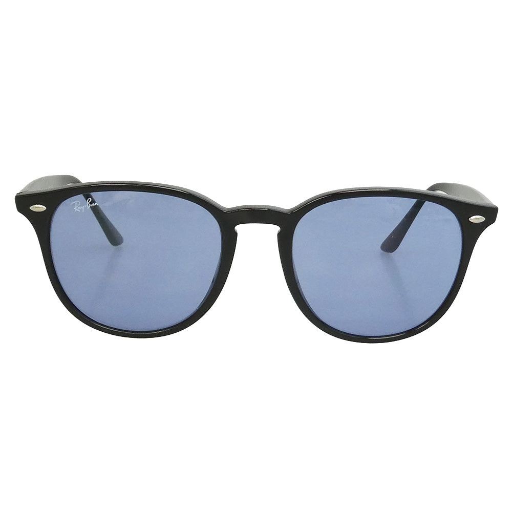 Ray-Ban レイバン RB4259-F ウェリントン サングラス アイウェア フレーム：ブラック系　レンズ：ブルー 53□20【中古】