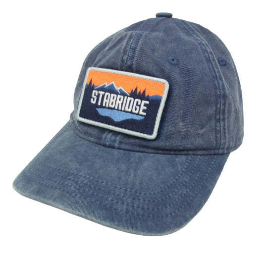 STABRIDGE スタブリッジ REMOVABLE PATCH CAP ガーメントウォッシュ リムーバブル パッチ キャップ 帽子 ネイビー系 L XL【中古】