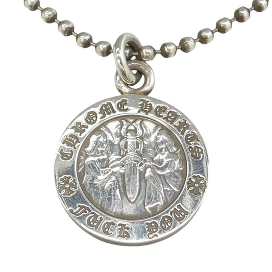 CHROME HEARTS クロムハーツ（原本無） CHRM ANGL MDL V2 エンジェルメダル チャーム ペンダントトップ シルバー系【中古】
