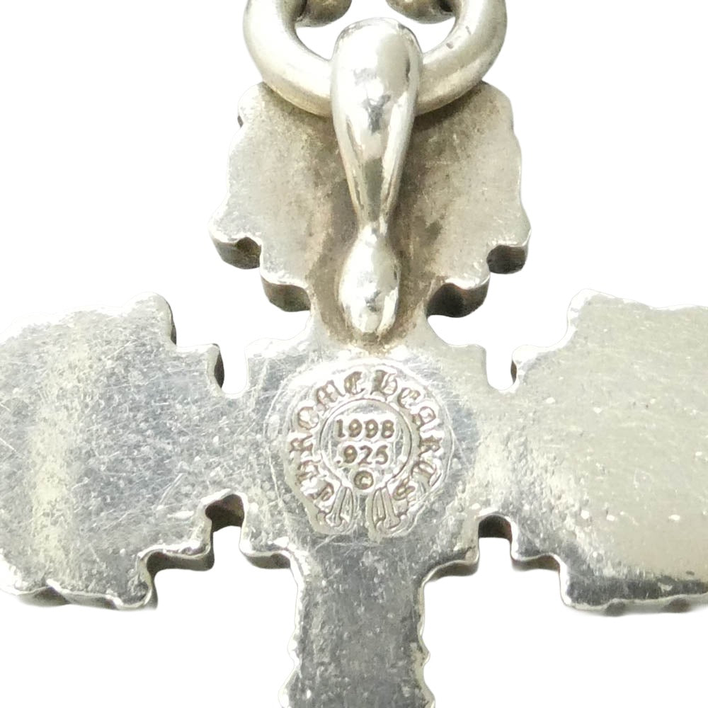 CHROME HEARTS クロムハーツ（原本有） #1 CRSBL CHN FILIG CRS クロスボールチェーン フィリグリークロスXS ネックレス シルバー系【中古】